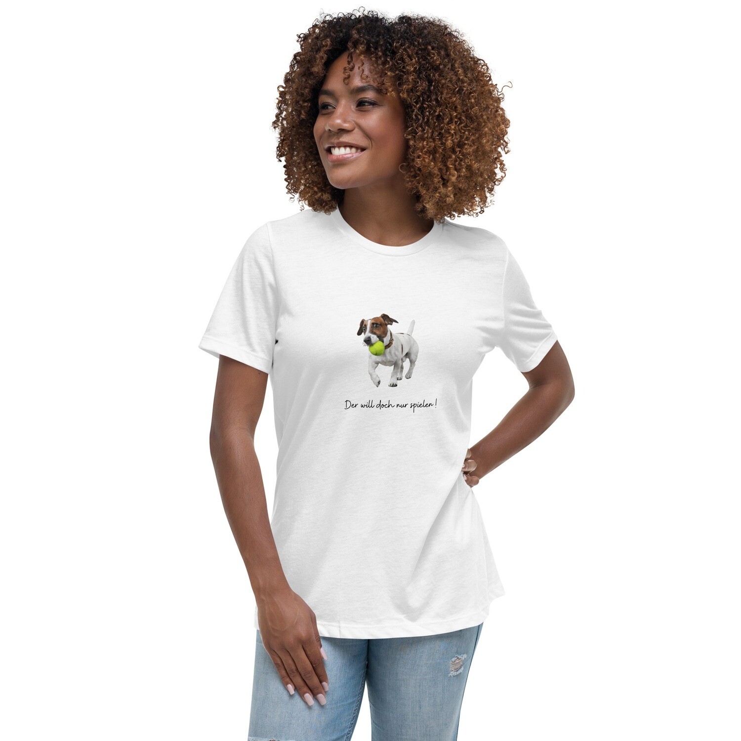 Relaxed T-Shirt  &quot;Der will doch nur spielen&quot;