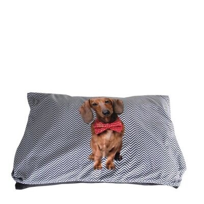 Hundebett mit Dackelmotiv