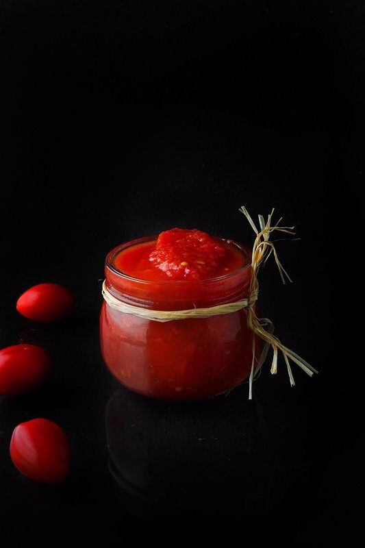 Salsa con pomodori pelati