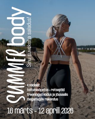 SUMMERBODY 26" toitumine &amp; treeningud rakenduses