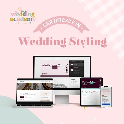 Certificate in Wedding Styling