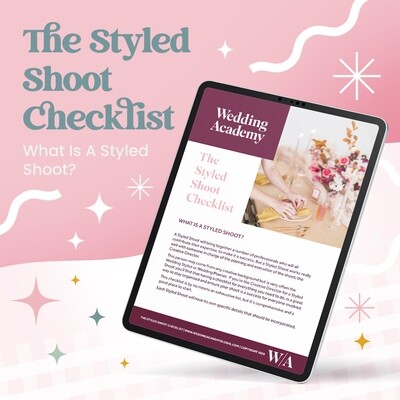 The Styled Shoot Checklist