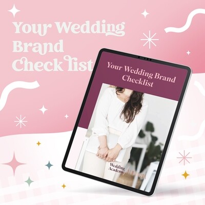 Wedding Branding Checklist
