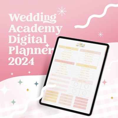 Wedding Academy Digital Planner 2024