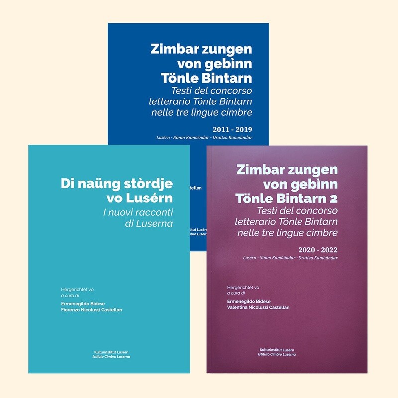 Zimbar zungen von gebìn T​önle Bintarn 1-2 + Di naüng stòrdje vo Lusérn
