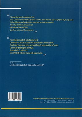 Il ritorno del lupo/ Nå in tritt von bolf /Die Rückkehr des Wolfes.