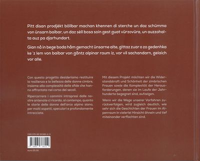 Burtzan. Stòrdje vo baibarn, arbat un pèrge / Radici. Storie di donne, di lavoro e di montagna / Wurzeln. Geschichten über Frauen, Arbeit und Berge