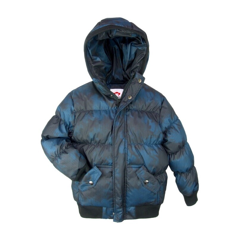 Puffy Coat Teal Cloud