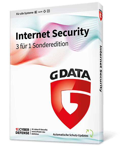 Sonderedition GDATA Internet Security 3 für 1