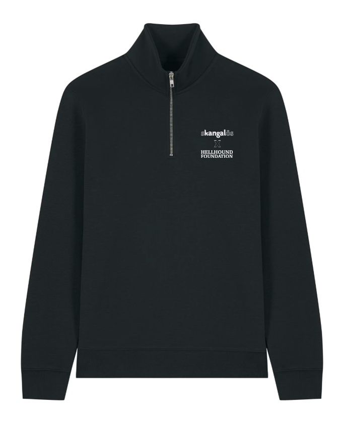 SKANGALÖS x Hellhound Foundation / Special Edition Charity-Sweatshirt mit Reißverschluss