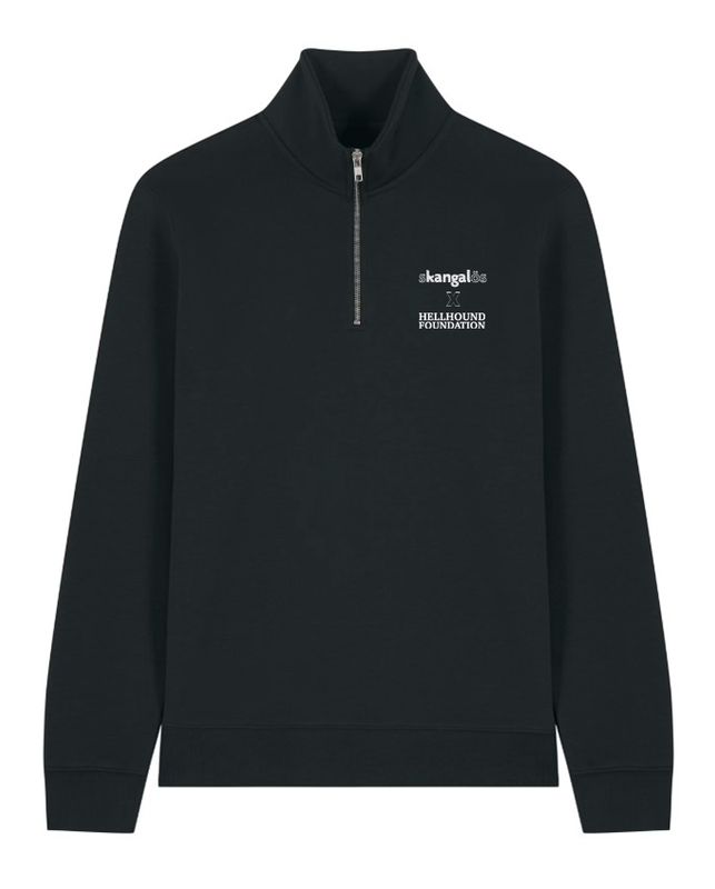 SKANGALÖS x Hellhound Foundation / Special Edition Charity-Sweatshirt mit Reißverschluss