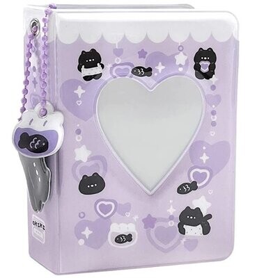 Photocard Binder Violette Katzen