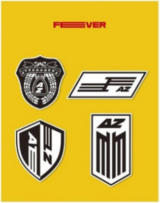 Ateez - Zero : Fever Part. 1 Goods - Wappen Badge Set (Type : B)