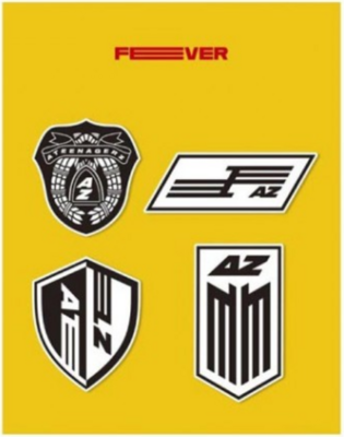 Ateez - Zero : Fever Part. 1 Goods - Crest Badge Set (Type : B)