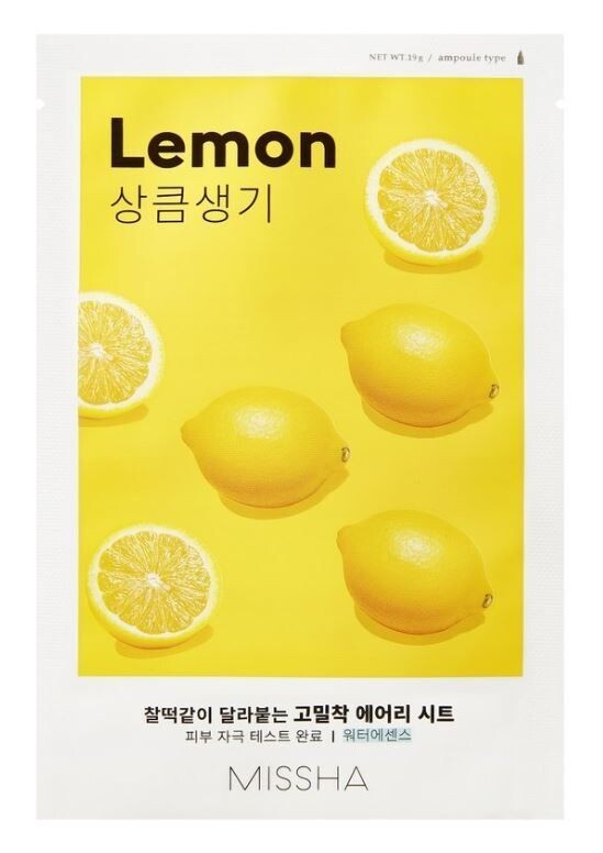 Missha - Airy Fit Sheet Mask Lemon