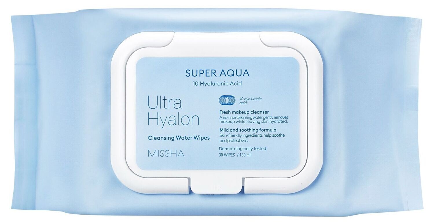 MISSHA - Super Aqua Ultra Hyalon Cleansing Water Wipes