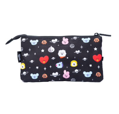 BT21 - Pencil Case with 3 compartments