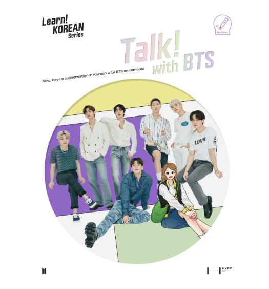 Talk! With BTS - for Intermediate Learners + Free Study Notebook Global edition (without Motipen)