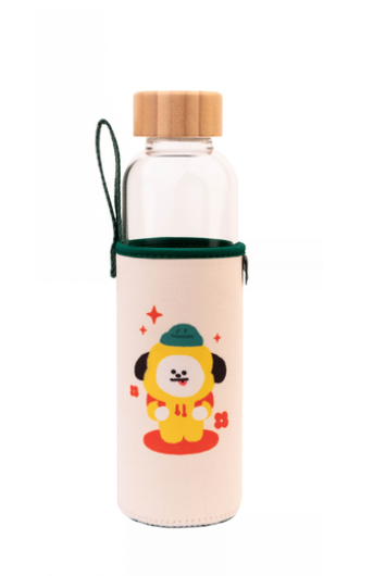 BT21 - Chimmy Trinkflasche aus Glas