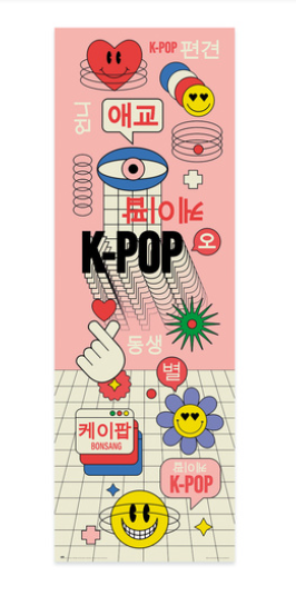 K-Pop door poster