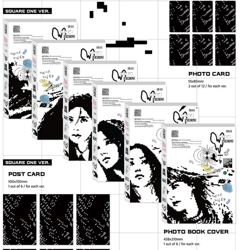 NMIXX – 2nd EP: Fe3O4: BREAK; Standard Version, Version: Square one (schwarz)