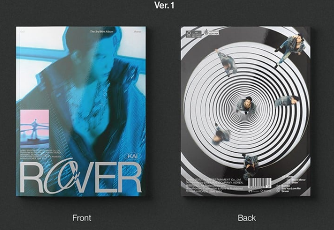 KAI (Exo)– 3rd Mini album Rover (Photobook Ver.), Versionen: 1 (blau)