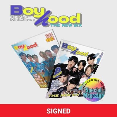 [Signed] THE NEW SIX (TNX) - 3rd MINI ALBUM : BOYHOOD