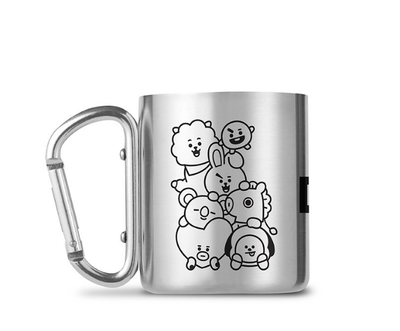 BT21 - Cup Carabiner Pile Up