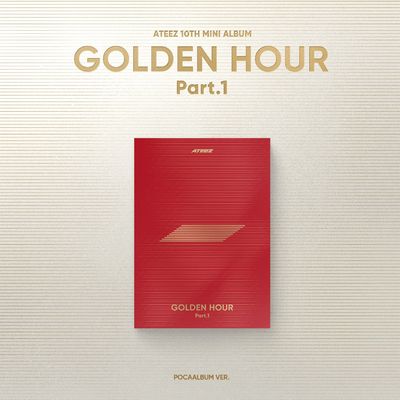 ATEEZ - 10th Mini Album: GOLDEN HOUR : Part.1 (Pocaalbum) + POB