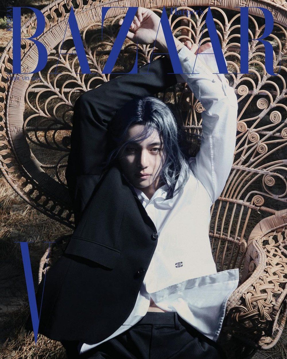 Magazin Harper's Bazaar Korea: V Cover, Cover: A: schwarz/ weiss