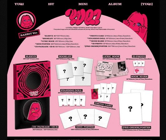 Yuqi (I-dle) - Yuq1 (1. mini-Album), Version: Rabbit (rot)