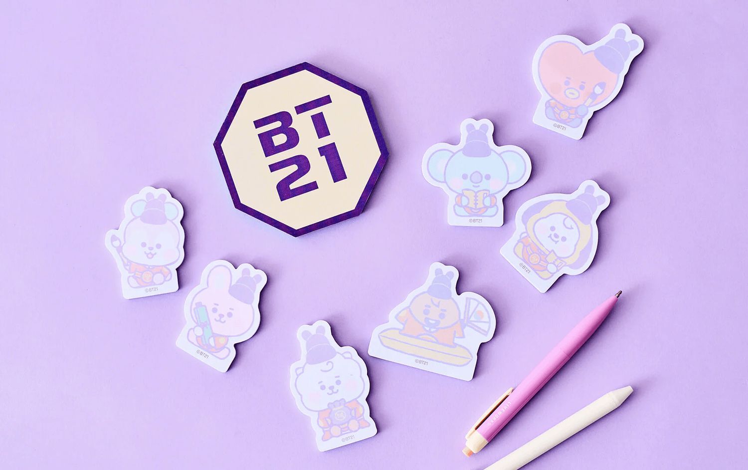 BT21 BABY K-EDITION STICKY MEMO PAD