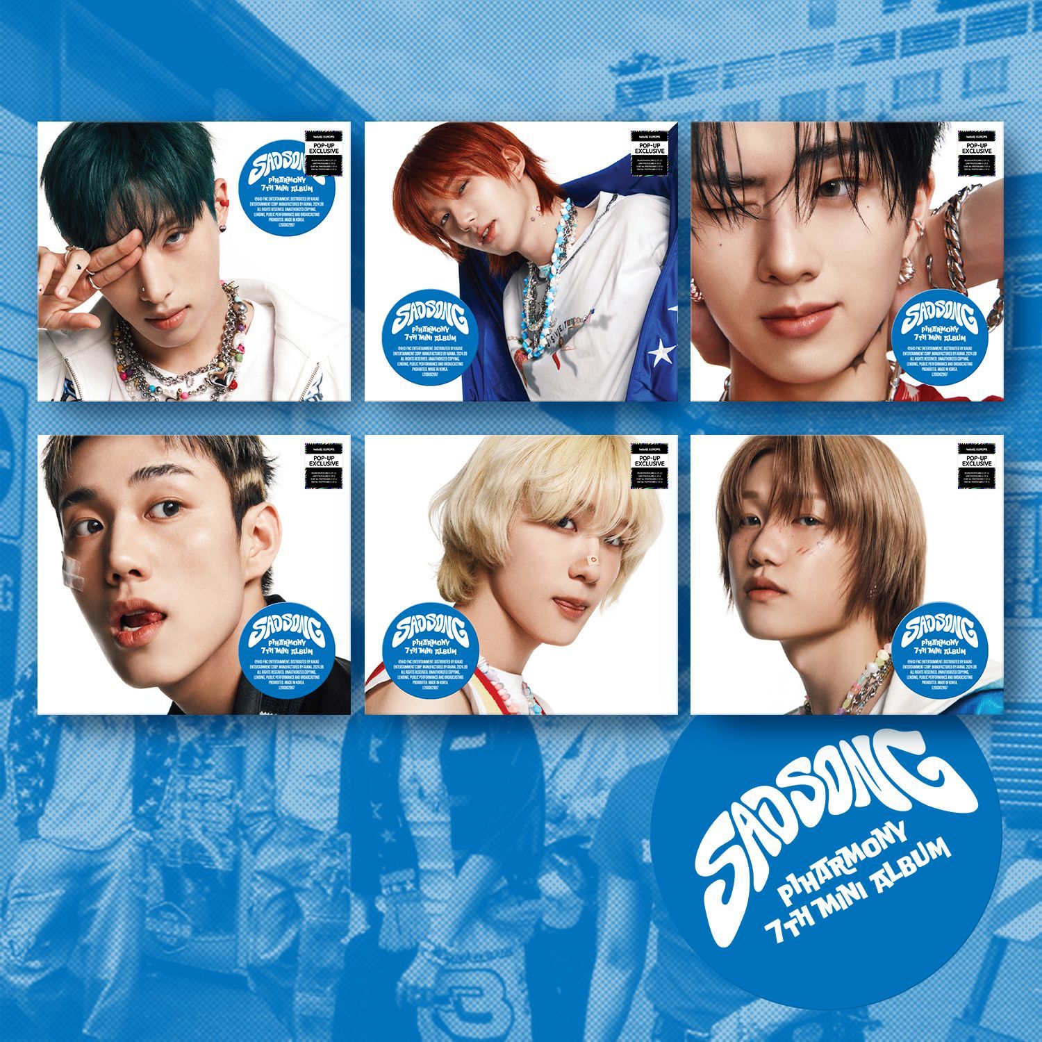 P1Harmony - SAD SONG (Digipak); Europe POP-UP Exclusive