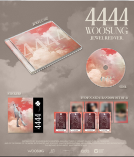 WOOSUNG - 4444 (jewel case ver.), Version: red