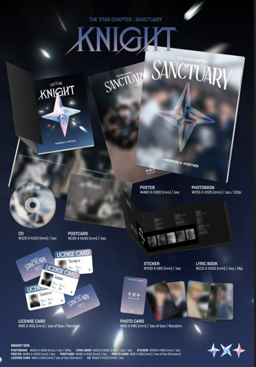 TOMORROW X TOGETHER - The Star Chapter: Sanctuary (Photobook Ver.), Version: Knight