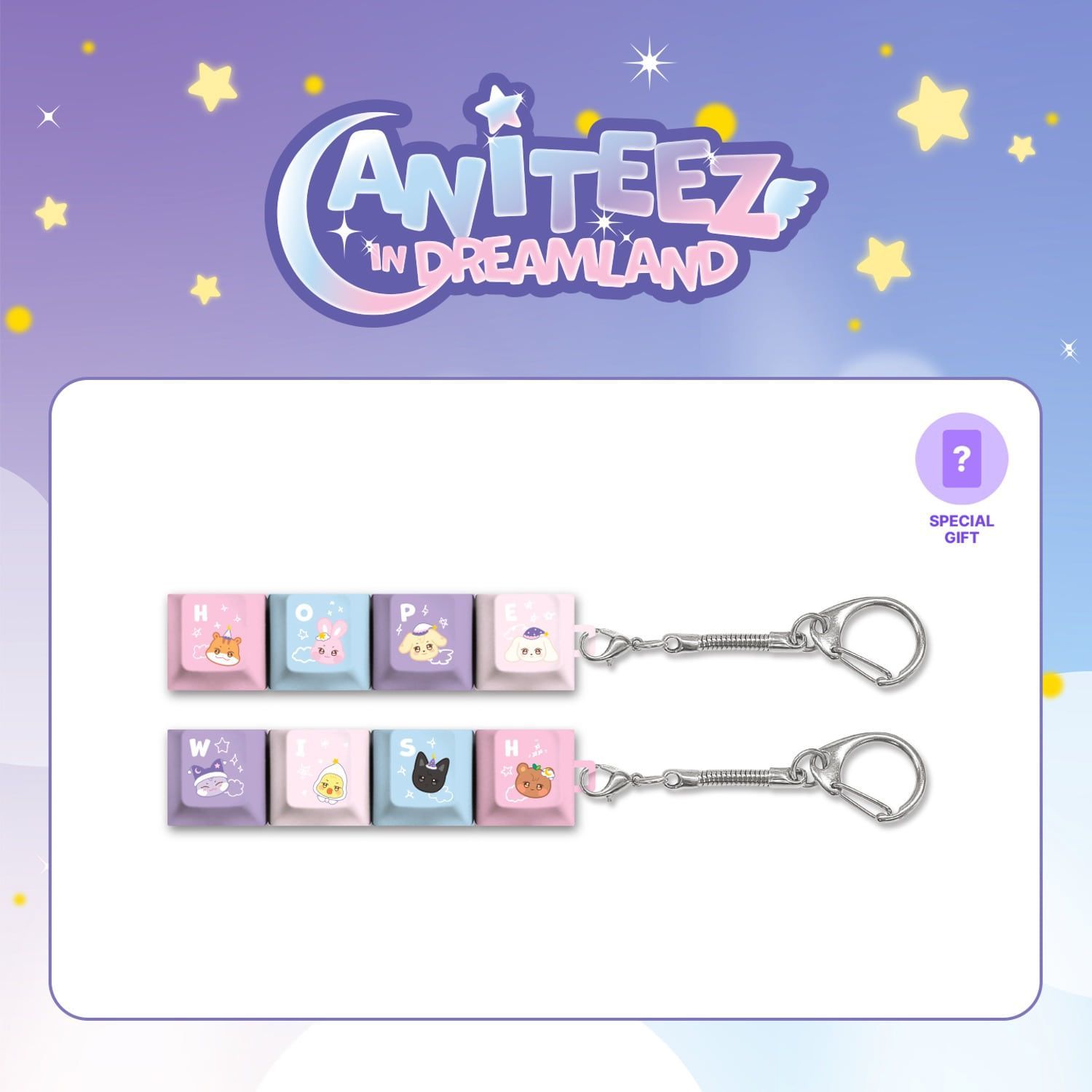 ANITEEZ in Dreamland [Ateez] - Keycap Keyring