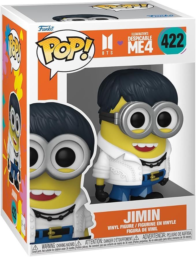 BTS POP! Rocks Vinyl Figur Jimin Minion 9 cm