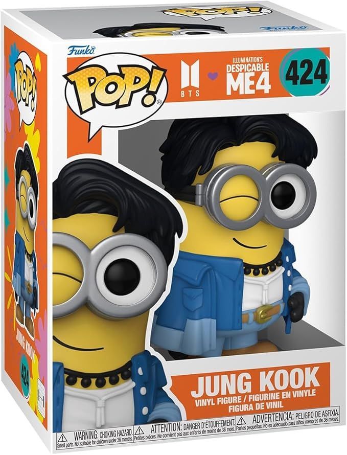 BTS POP! Rocks Vinyl Figur Jung Kook Minion 9 cm