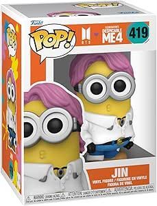 BTS POP! Rocks Vinyl Figur Jin Minion 9 cm