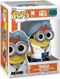 BTS POP! Rocks Vinyl Figur Suga Minion 9 cm