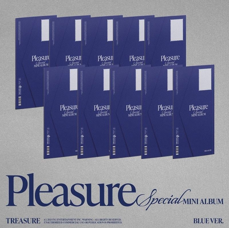 Treasure - Pleasure [Blue Ver.] + POB