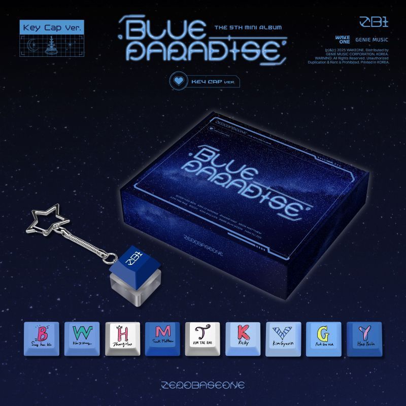 ZEROBASEONE - BLUE PARADISE (Keycap Ver.) [The 5. mini Album]