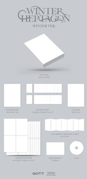 Got7 - Winter Heptagon, Version: Winter
