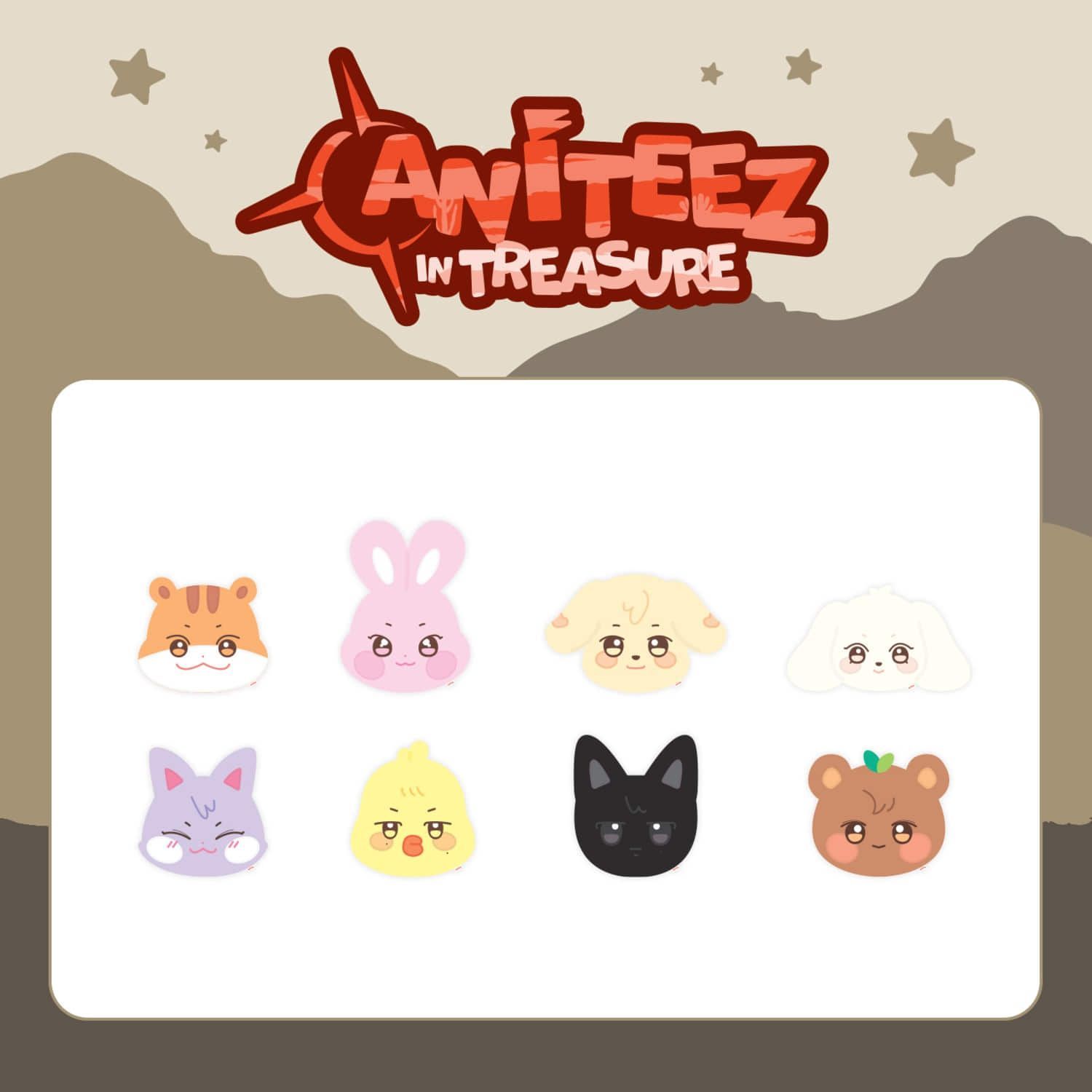 ATEEZ x ANITEEZ [Aniteez in Treasure] - Plush Cushion