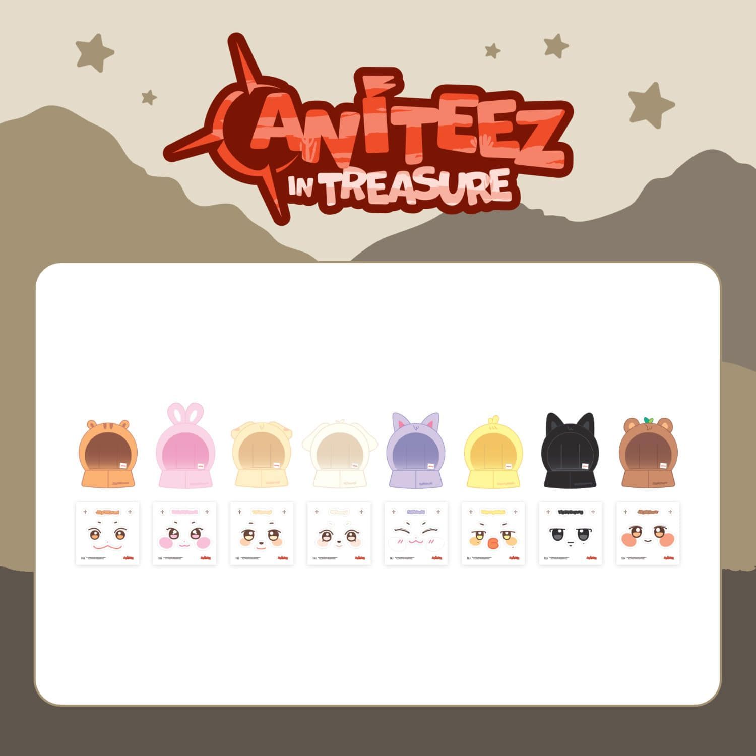 ATEEZ x ANITEEZ [Aniteez in Treasure] - Lightstick Cover