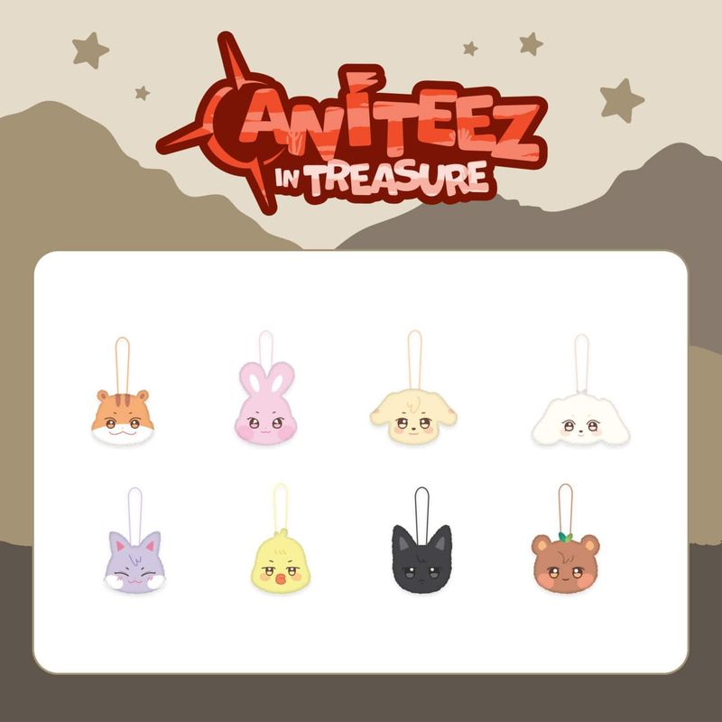ATEEZ x ANITEEZ [Aniteez in Treasure] - Plush Name Tag