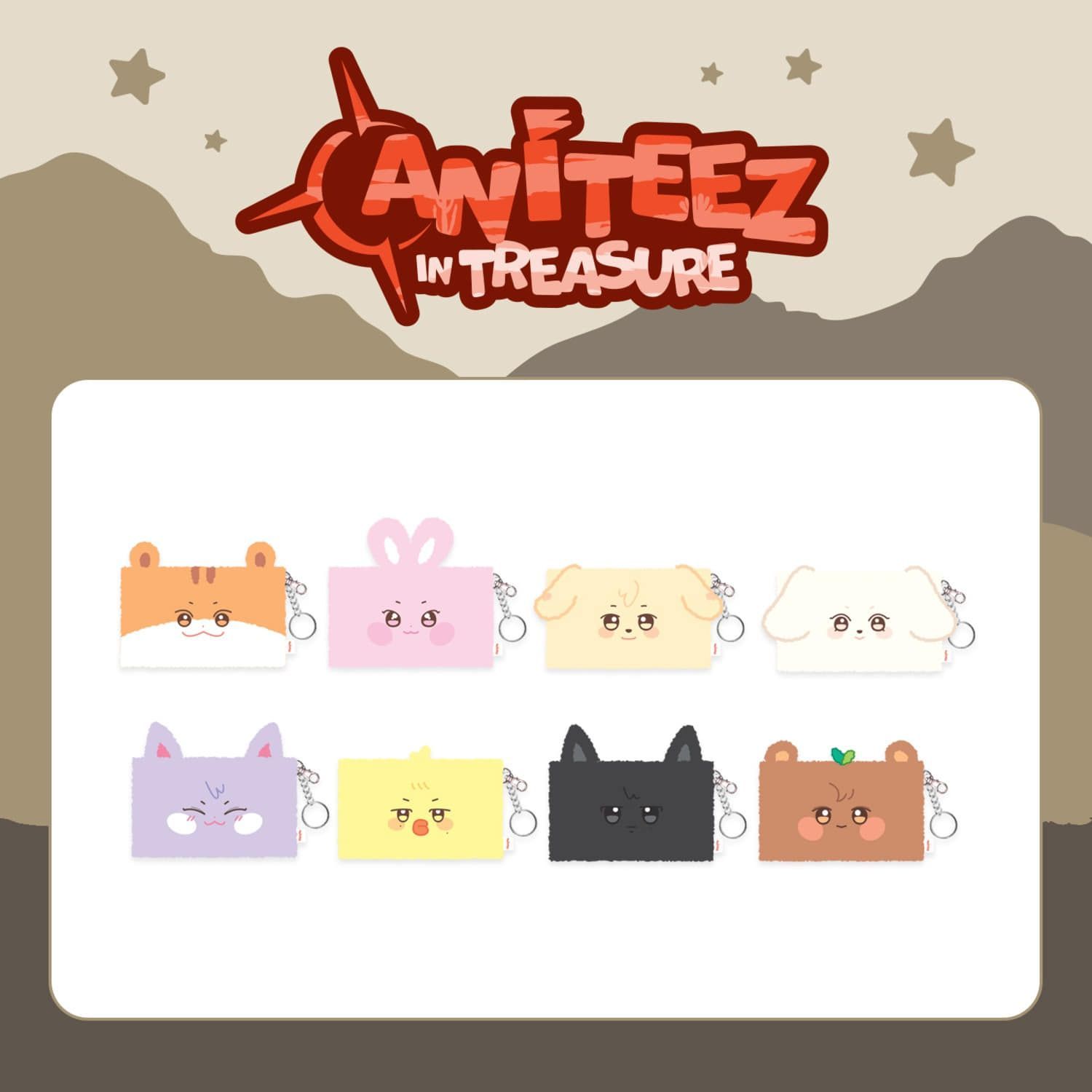 ATEEZ x ANITEEZ [Aniteez in Treasure] - Fabric Pouch