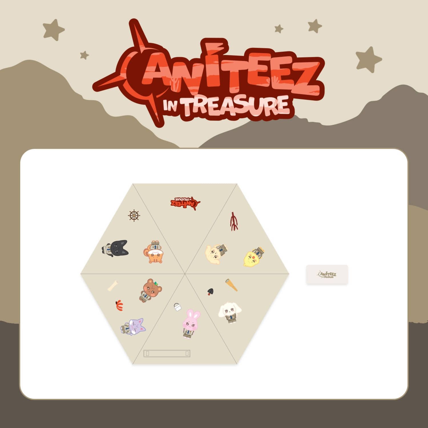 ATEEZ x ANITEEZ [Aniteez in Treasure] UV Umbrella