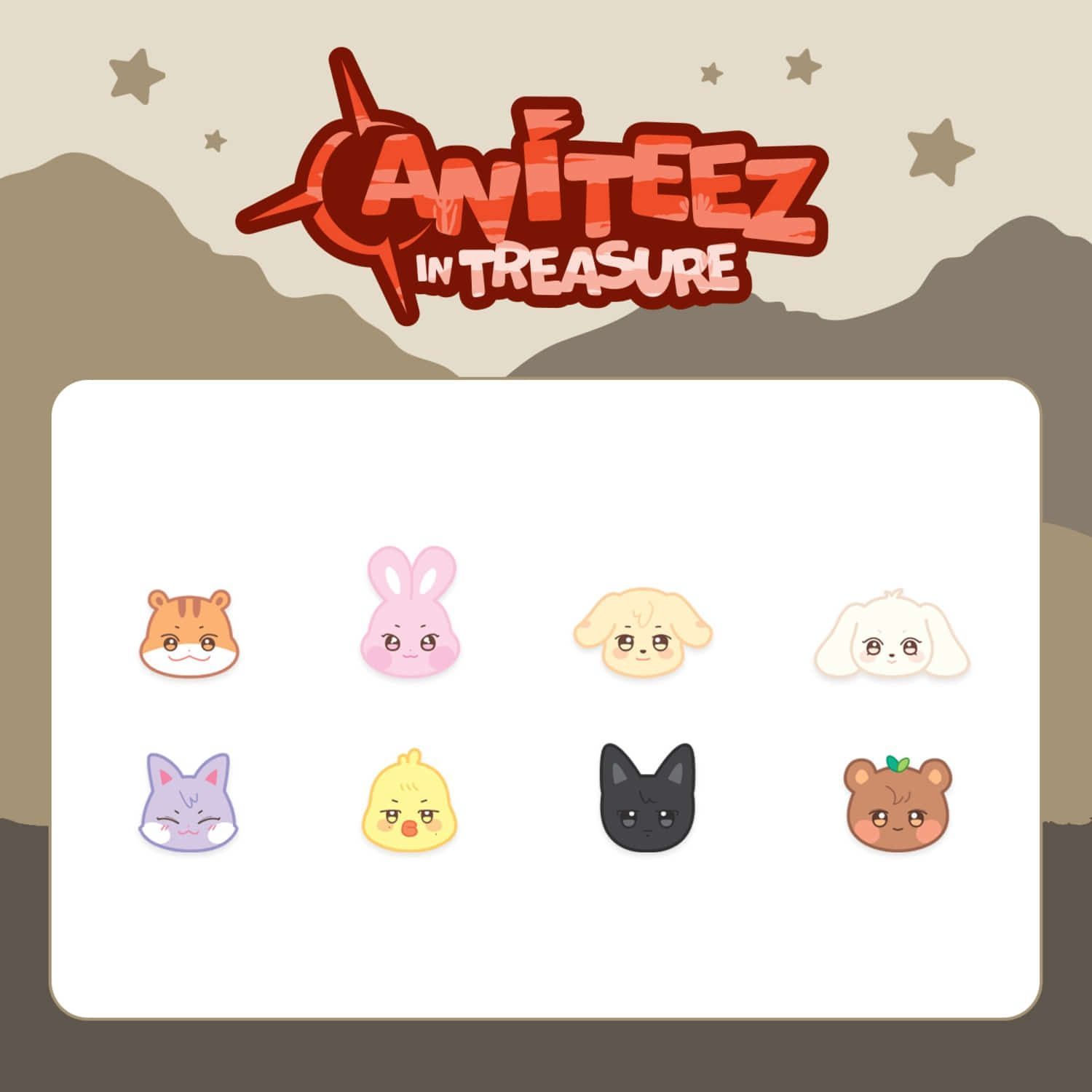 ATEEZ x ANITEEZ [Aniteez in Treasure] Cable Cap