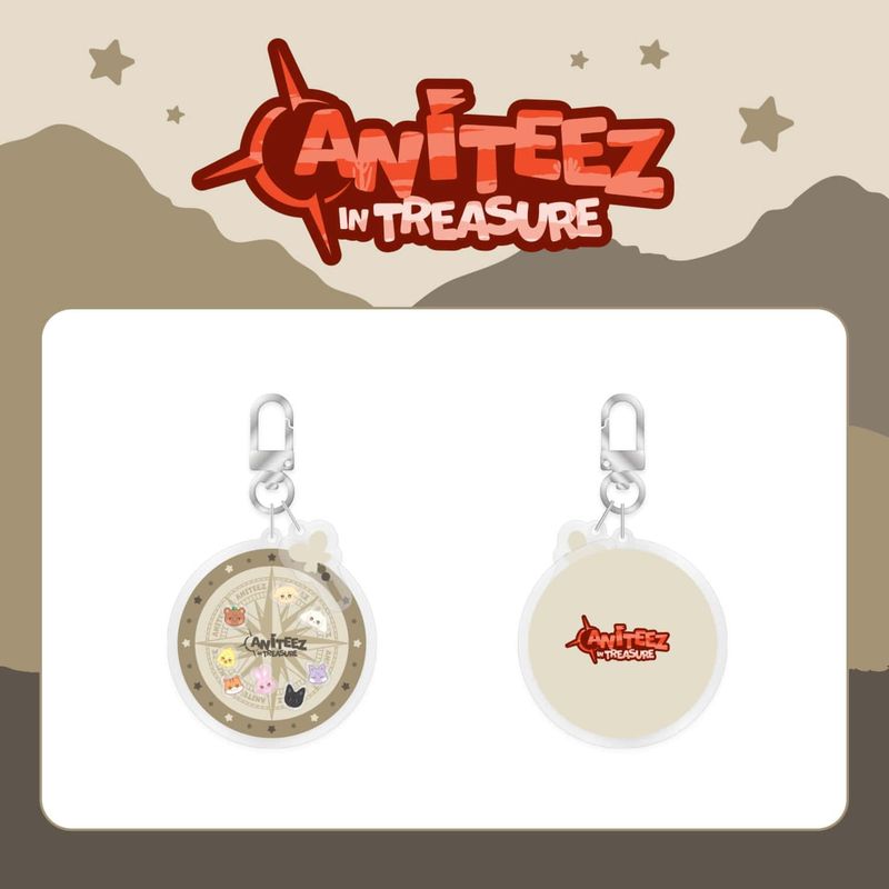 ATEEZ x ANITEEZ [Aniteez in Treasure] Shaker Keyring